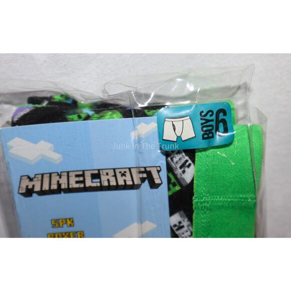 NEW 4 Pair Minecraft Boy Underwear Assorted Size 6 Small 100 Cotton - Picture 3 of 3